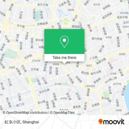 虹东小区 map