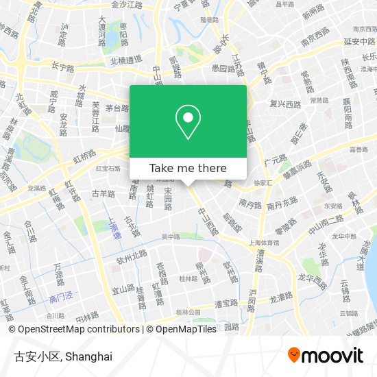 古安小区 map