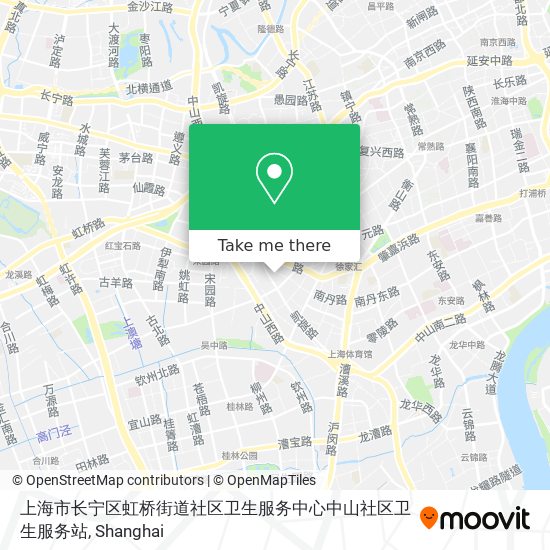 上海市长宁区虹桥街道社区卫生服务中心中山社区卫生服务站 map