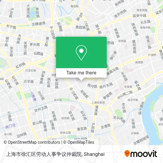 上海市徐汇区劳动人事争议仲裁院 map