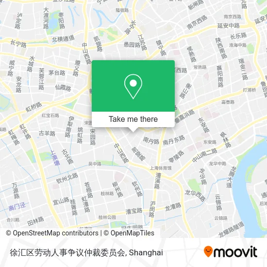徐汇区劳动人事争议仲裁委员会 map