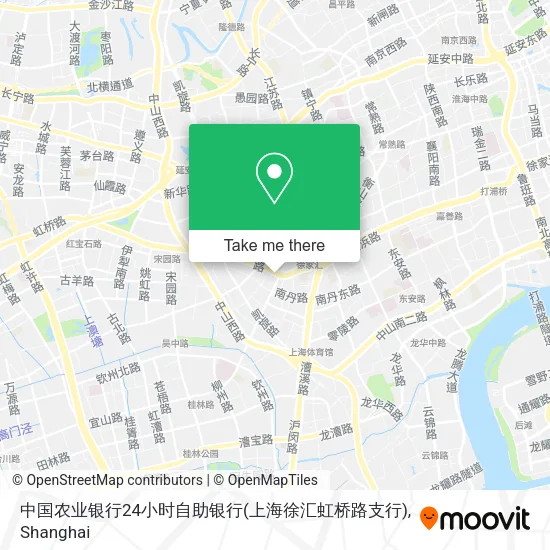 中国农业银行24小时自助银行(上海徐汇虹桥路支行) map