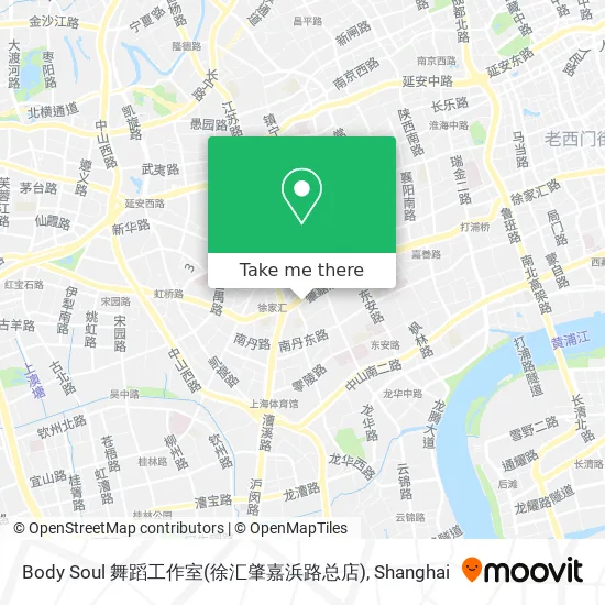 Body Soul 舞蹈工作室(徐汇肇嘉浜路总店) map