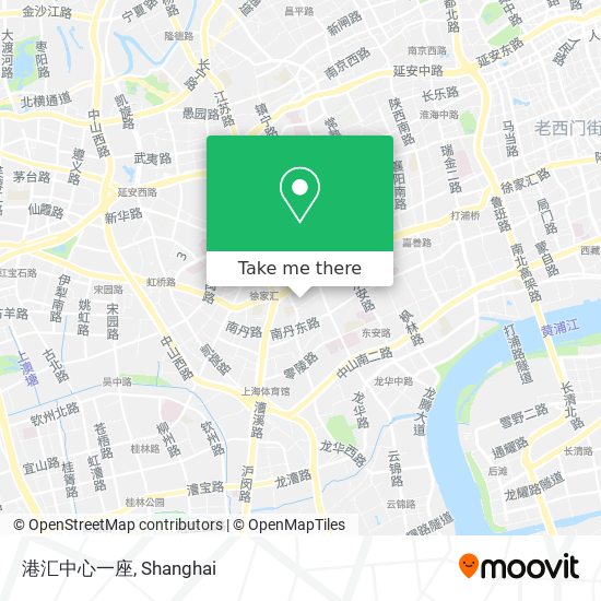 港汇中心一座 map