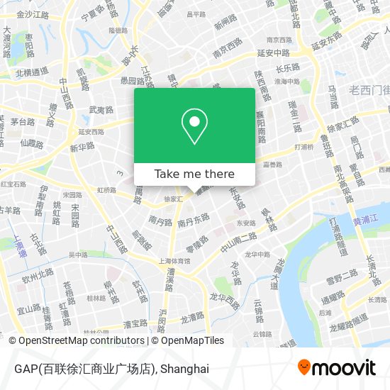 GAP(百联徐汇商业广场店) map