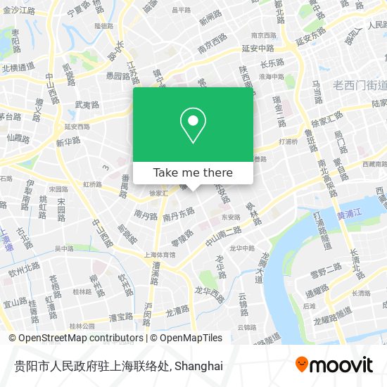 贵阳市人民政府驻上海联络处 map