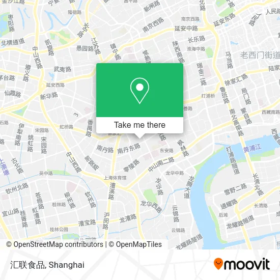 汇联食品 map