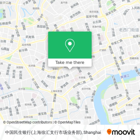 中国民生银行(上海徐汇支行市场业务部) map