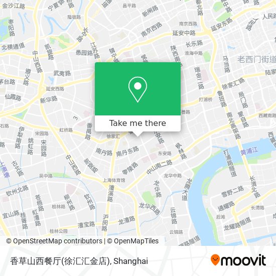 香草山西餐厅(徐汇汇金店) map