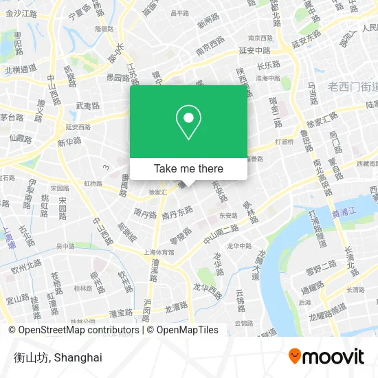 衡山坊 map