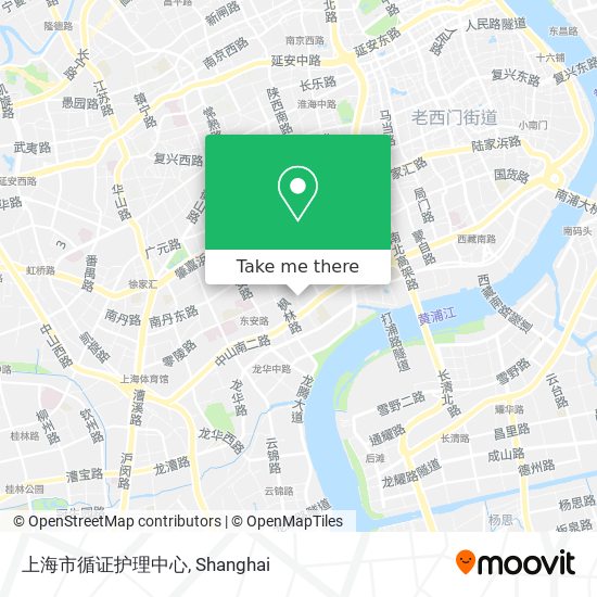 上海市循证护理中心 map