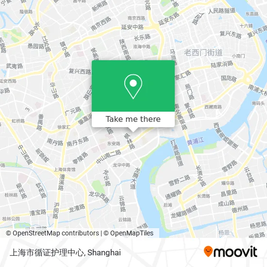 上海市循证护理中心 map