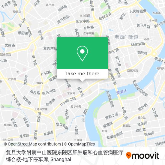 复旦大学附属中山医院东院区肝肿瘤和心血管病医疗综合楼-地下停车库 map