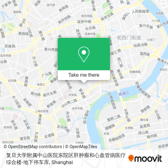 复旦大学附属中山医院东院区肝肿瘤和心血管病医疗综合楼-地下停车库 map