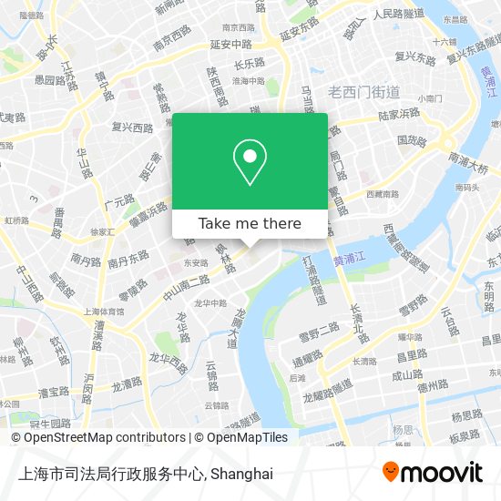上海市司法局行政服务中心 map