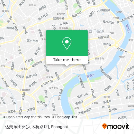 达美乐比萨(大木桥路店) map