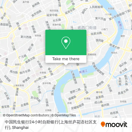 中国民生银行24小时自助银行(上海丝庐花语社区支行) map
