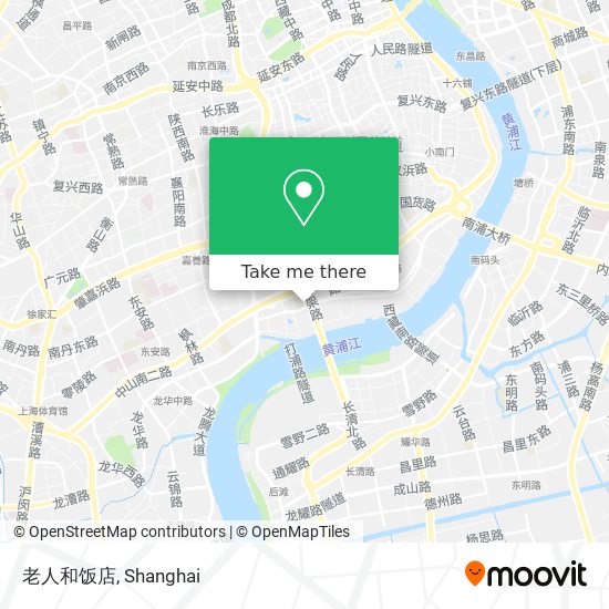 老人和饭店 map