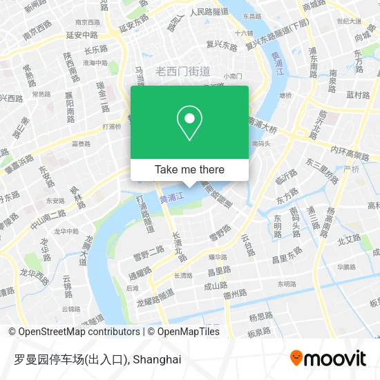罗曼园停车场(出入口) map
