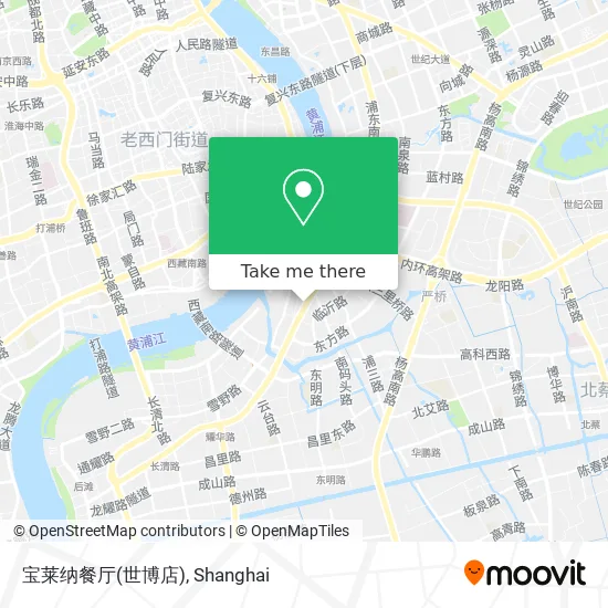 宝莱纳餐厅(世博店) map
