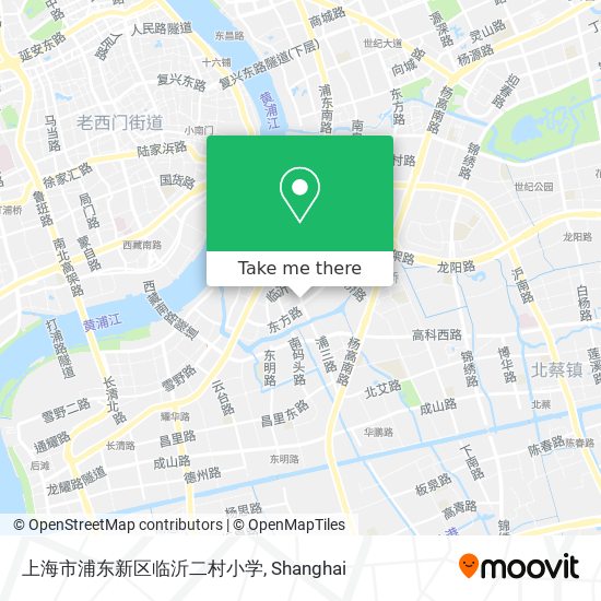 上海市浦东新区临沂二村小学 map