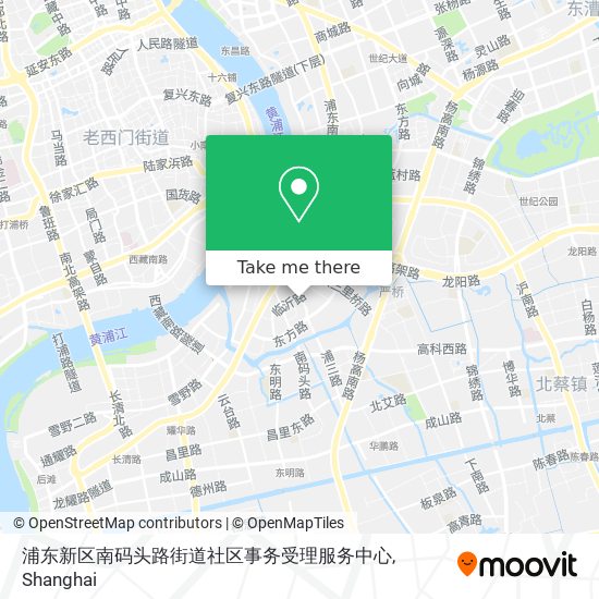 浦东新区南码头路街道社区事务受理服务中心 map