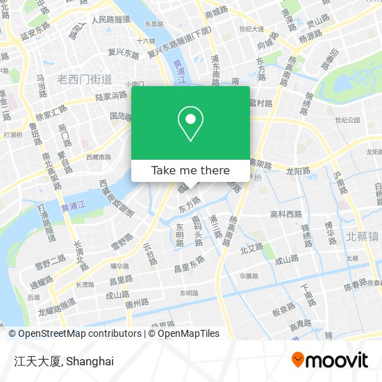 江天大厦 map