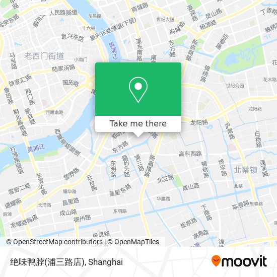 绝味鸭脖(浦三路店) map
