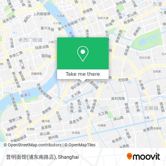 普明面馆(浦东南路店) map