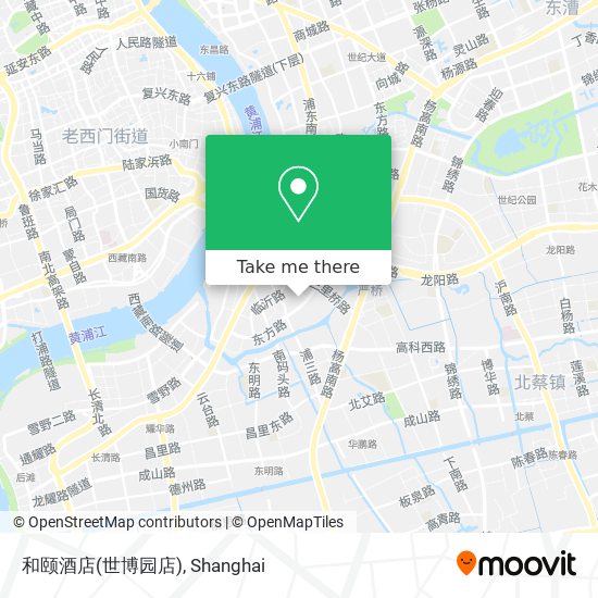 和颐酒店(世博园店) map