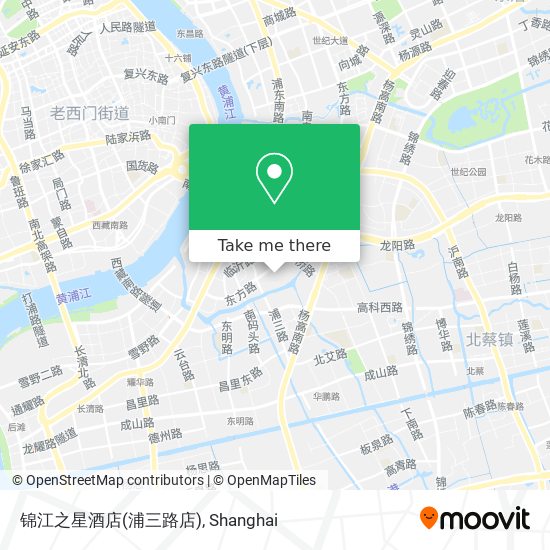 锦江之星酒店(浦三路店) map
