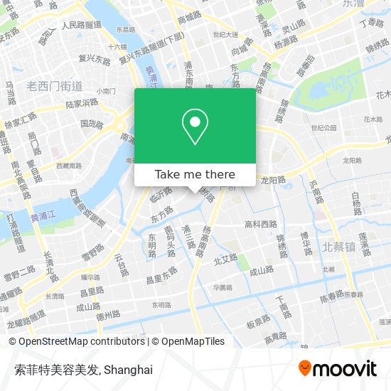 索菲特美容美发 map