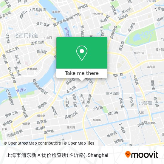 上海市浦东新区物价检查所(临沂路) map