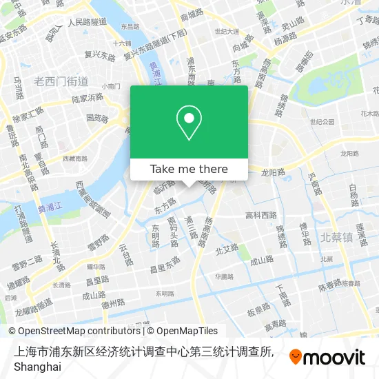 上海市浦东新区经济统计调查中心第三统计调查所 map