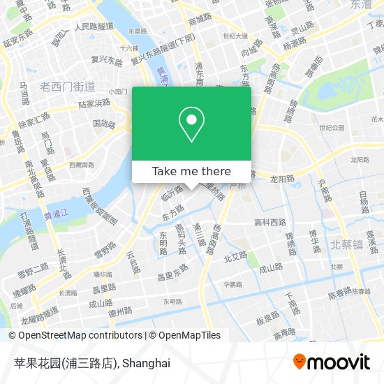 苹果花园(浦三路店) map