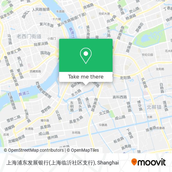 上海浦东发展银行(上海临沂社区支行) map