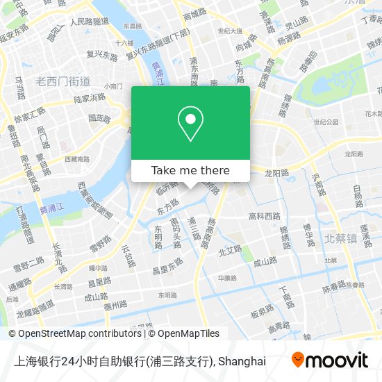 上海银行24小时自助银行(浦三路支行) map