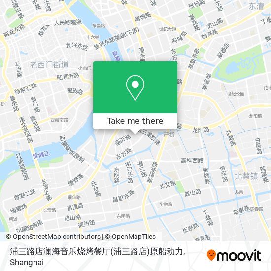 浦三路店澜海音乐烧烤餐厅(浦三路店)原船动力 map