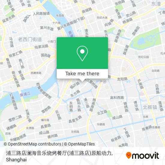 浦三路店澜海音乐烧烤餐厅(浦三路店)原船动力 map