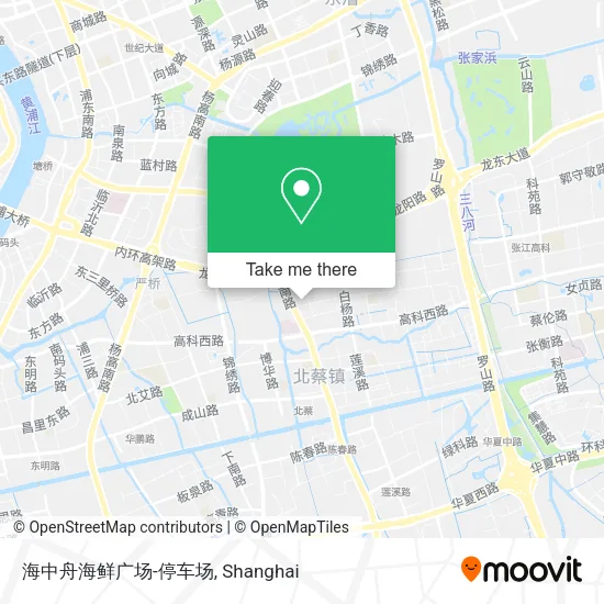 海中舟海鲜广场-停车场 map