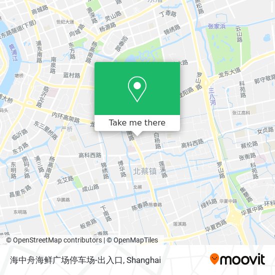 海中舟海鲜广场停车场-出入口 map