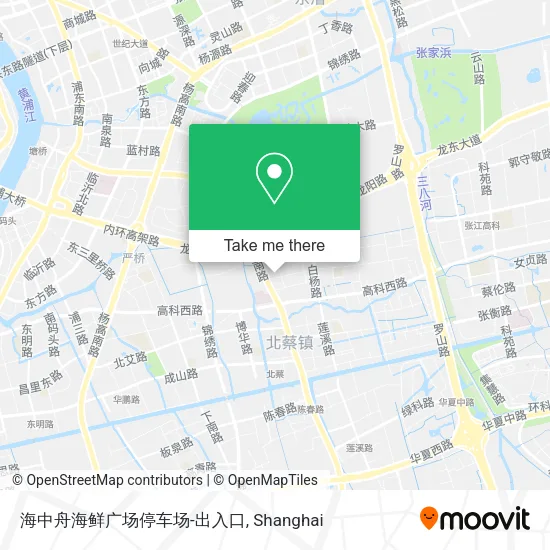 海中舟海鲜广场停车场-出入口 map