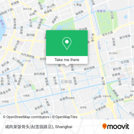 咸肉菜饭骨头汤(莲园路店) map