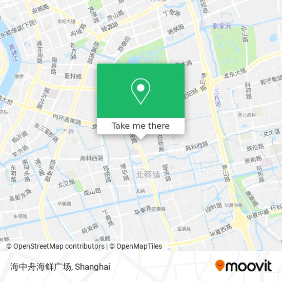 海中舟海鲜广场 map