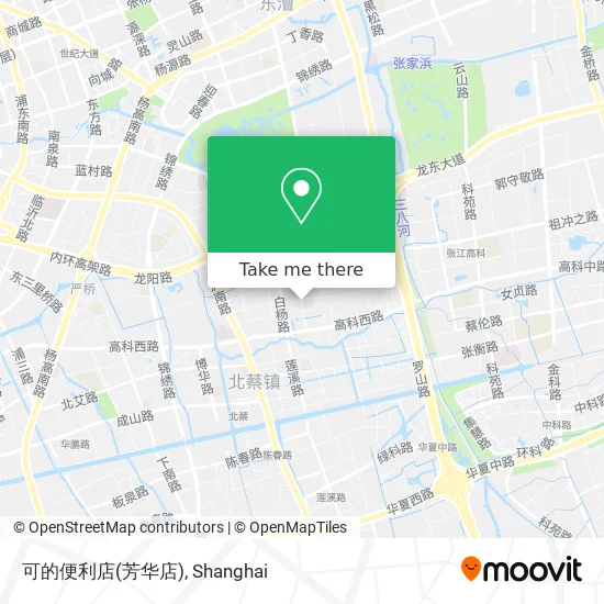 可的便利店(芳华店) map