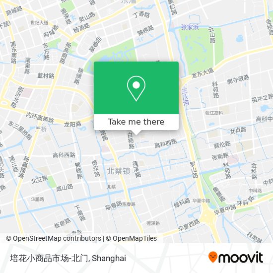 培花小商品市场-北门 map