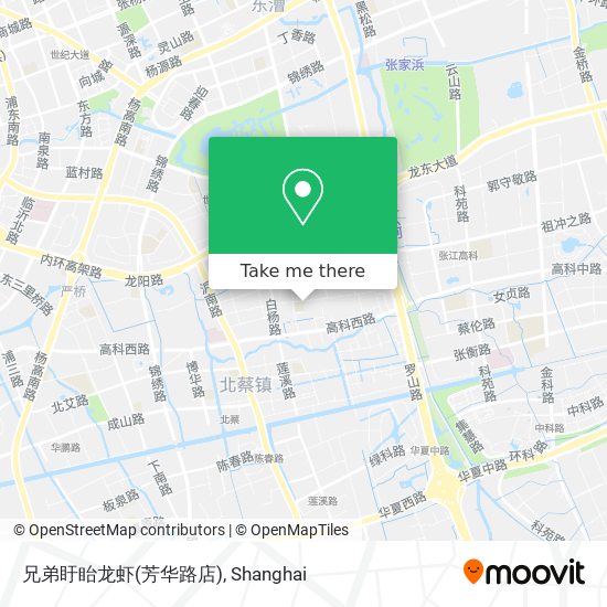 兄弟盱眙龙虾(芳华路店) map