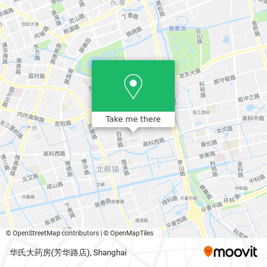 华氏大药房(芳华路店) map