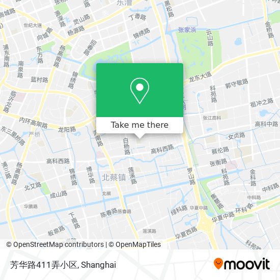 芳华路411弄小区 map