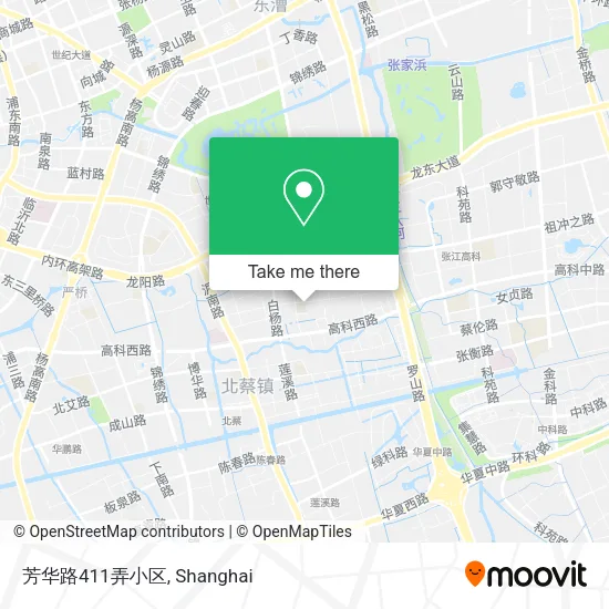 芳华路411弄小区 map